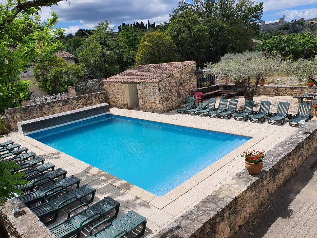 Logis Hotel Restaurant L'Escarbille Saint-Martin-dʼArdèche 외부 사진