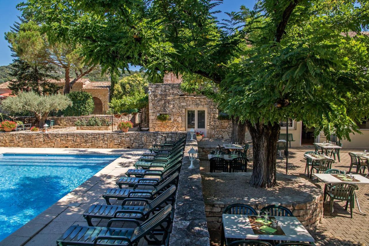 Logis Hotel Restaurant L'Escarbille Saint-Martin-dʼArdèche 외부 사진